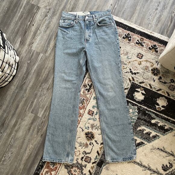 Agolde High Rise Vintage Boot Jeans in Sway Light Wash - Picture 2 of 10